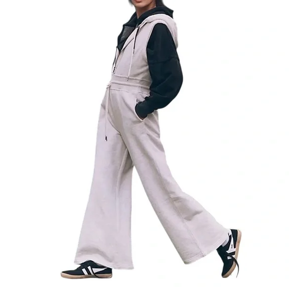 We the free making it jumpsuit, one piece, Heather grey Large - Picture 9 of 15